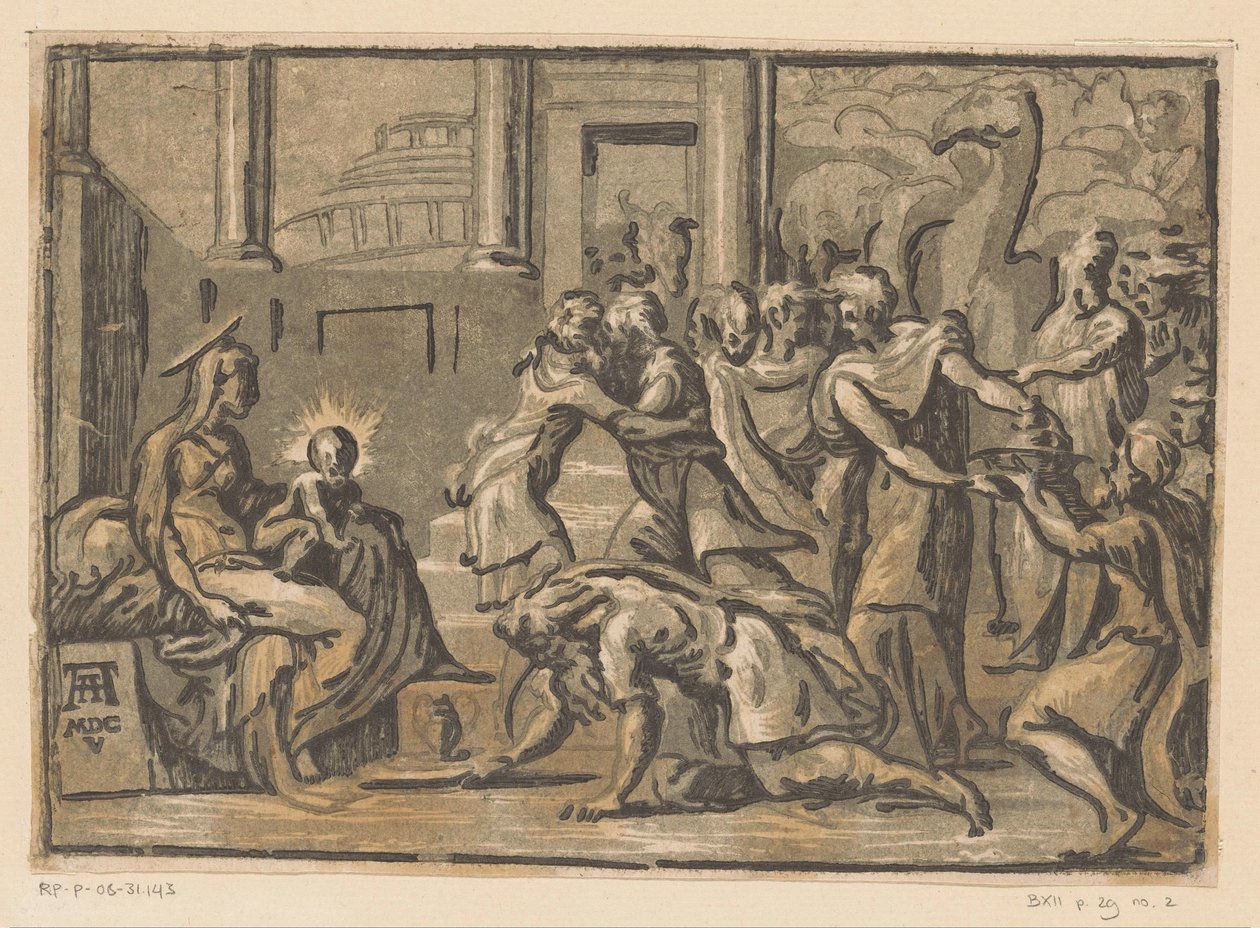 Adoration des mages - Niccolò Vicentino (attributed to)