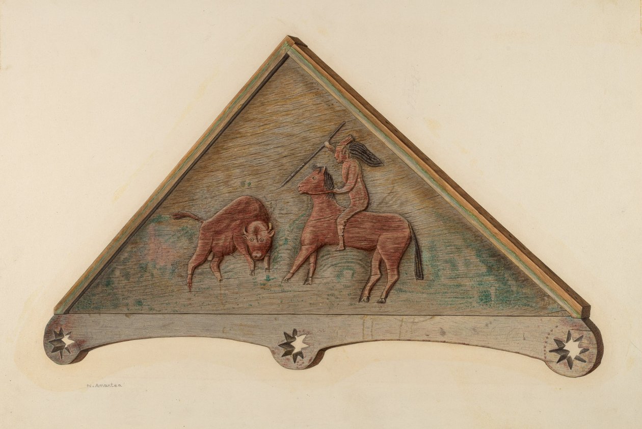 Panneau de porte - Nicholas Amantea