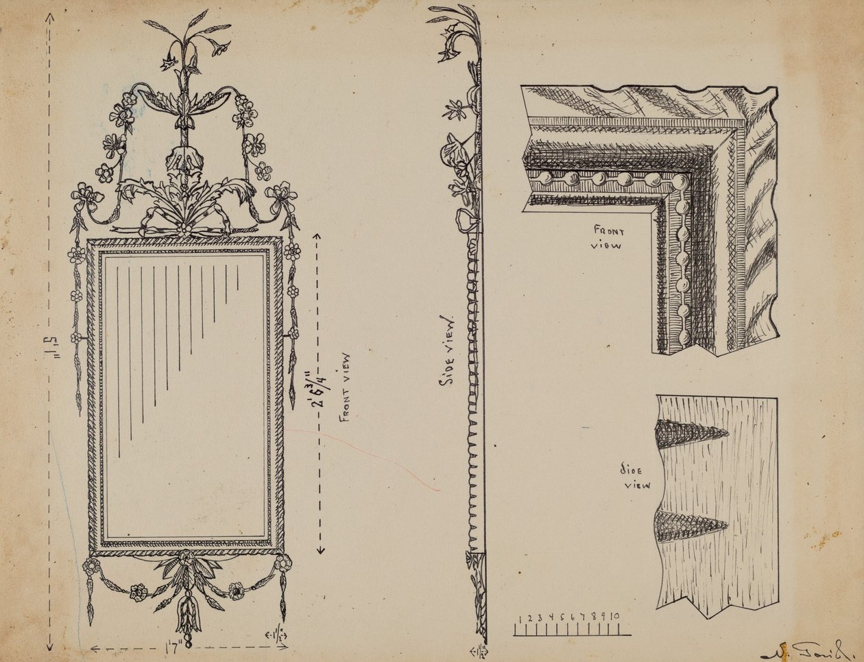 Cadre pour un miroir - Nicholas Gorid