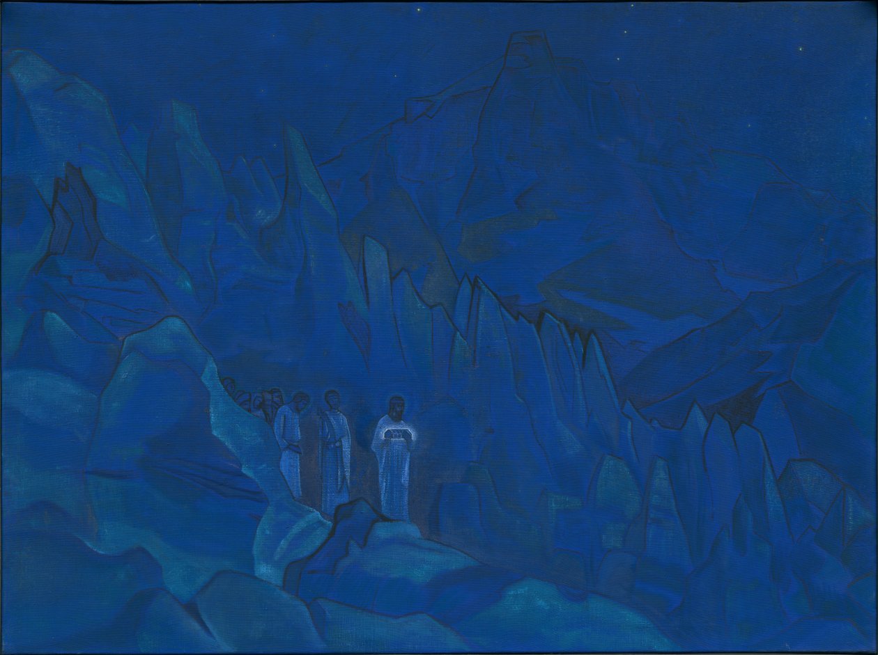 Brûlure des ténèbres, série "Son pays", 1924 - Nicholas Roerich