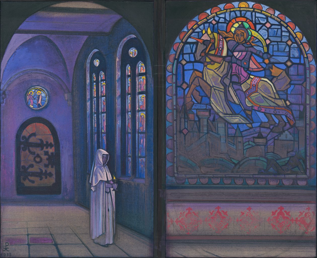 Gloire au héros, diptyque - Nicholas Roerich