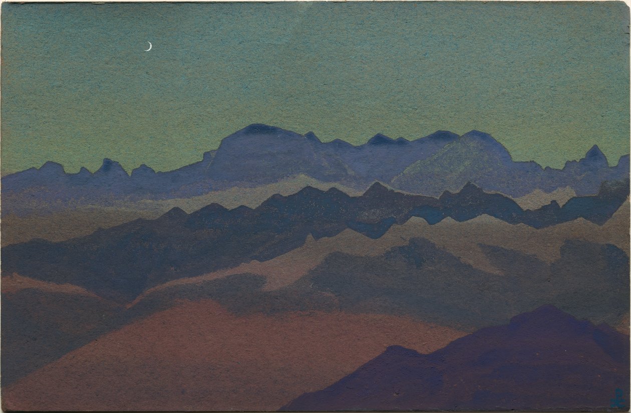 Himalayas, près de Sandakphu, 1936 - Nicholas Roerich