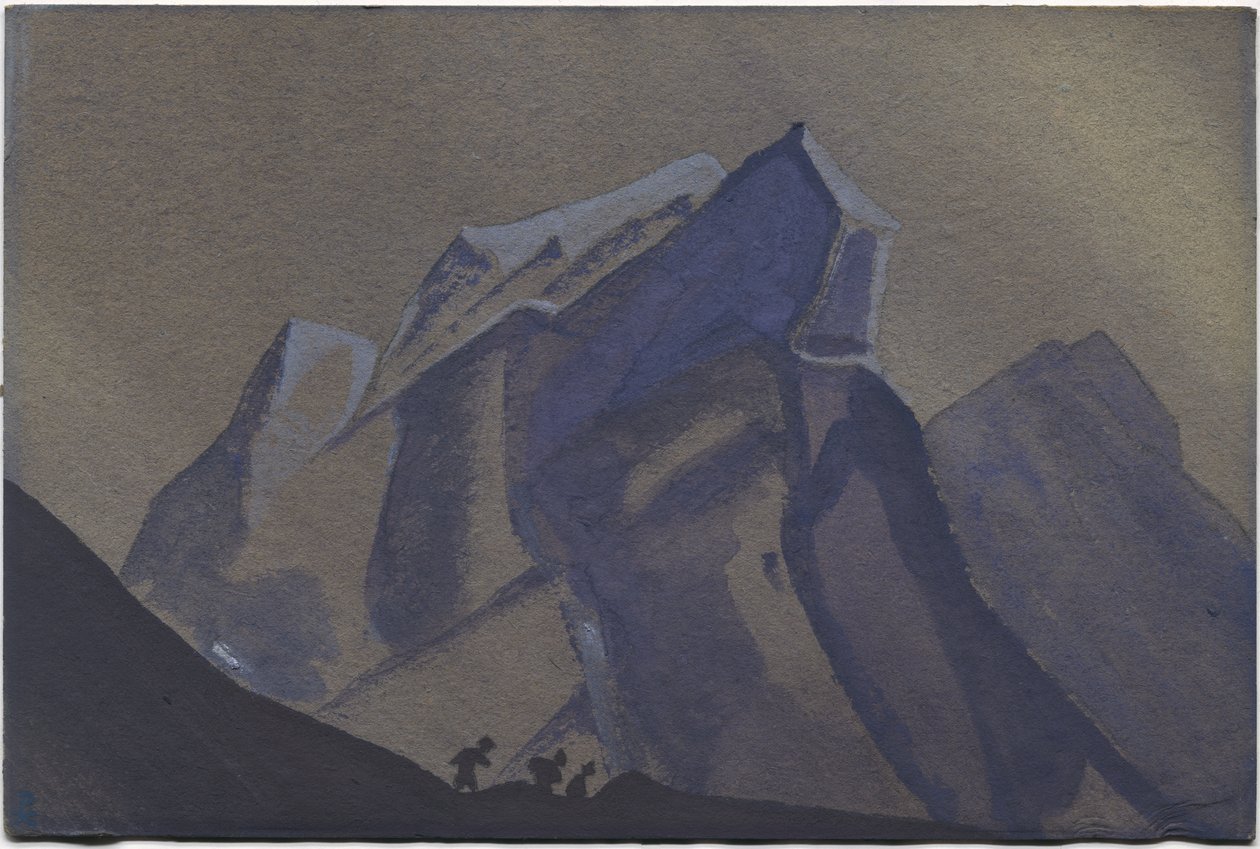 Col de montagne, tempête - Nicholas Roerich