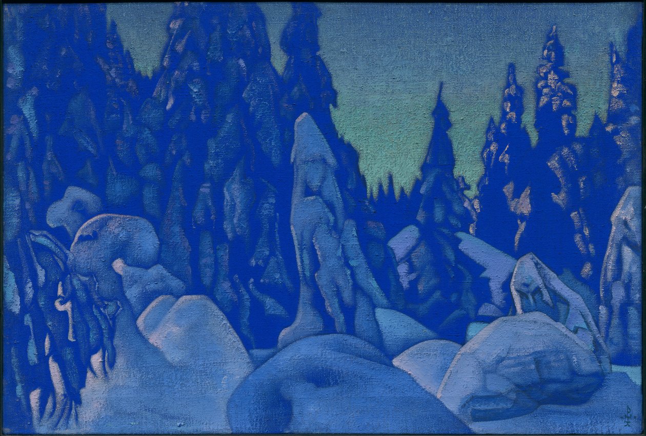 Gardiens de la neige, 1922 - Nicholas Roerich