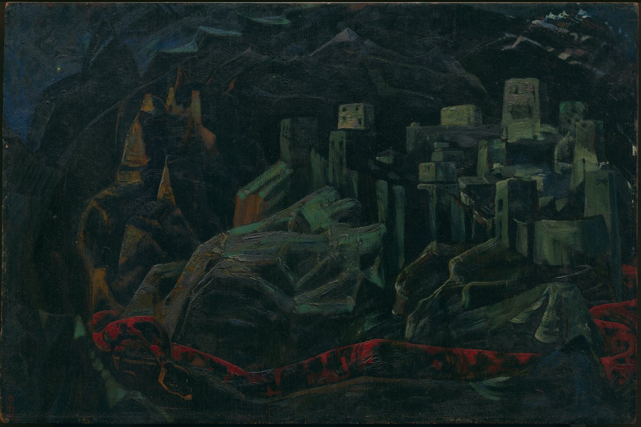 La Ville Morte, 1918 - Nicholas Roerich