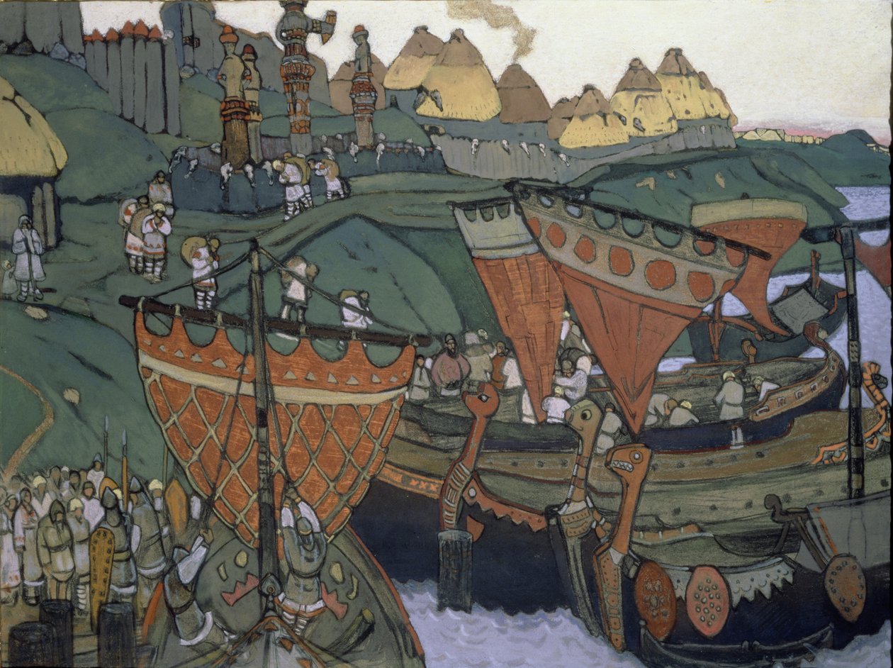 Les Slaves sur le Dniepr - Nicholas Roerich