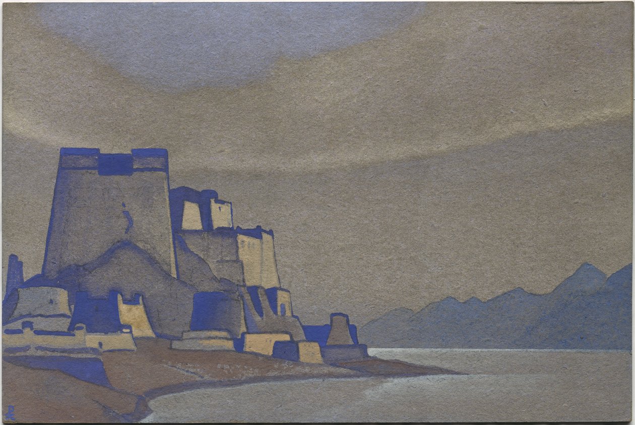 Tibet, Dzong, 1936 - Nicholas Roerich