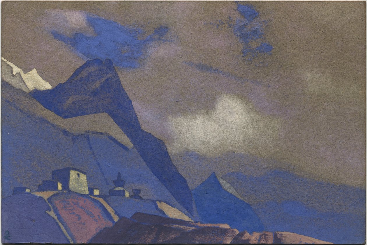 Tibet, près du Brahmapoutre, 1936 - Nicholas Roerich