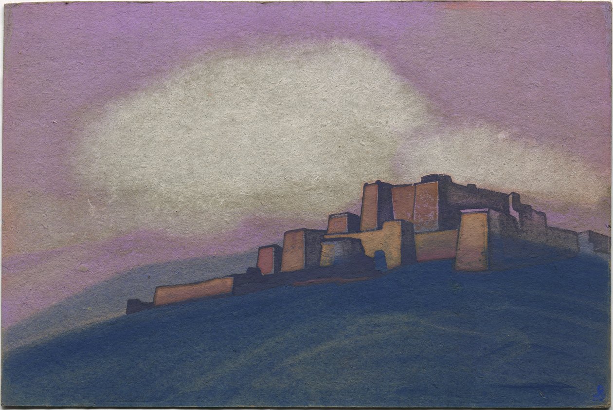 Forteresse tibétaine, 1936 - Nicholas Roerich