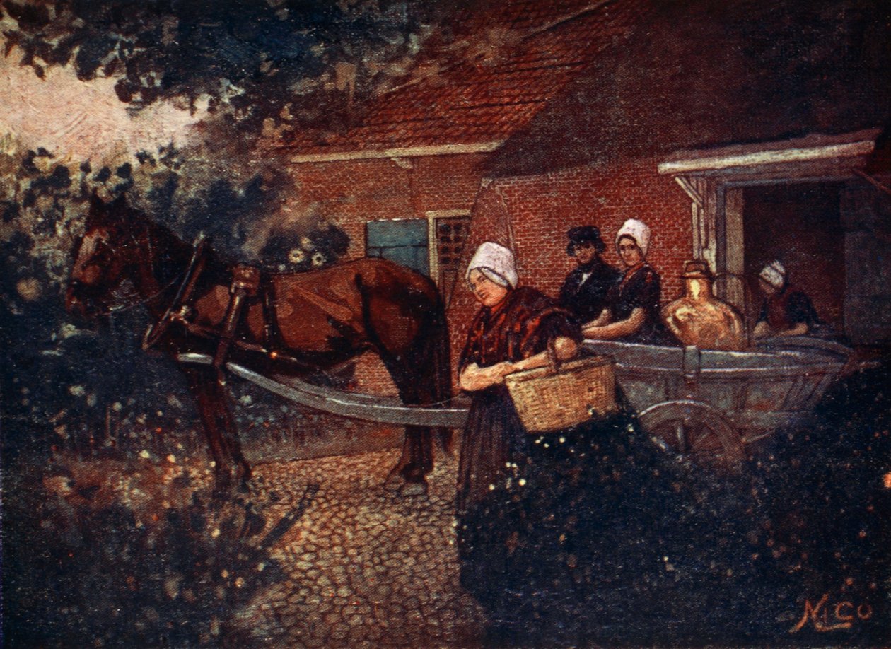 Un Chariot à Lait de Walcheren, 1904 - Nico Jungman