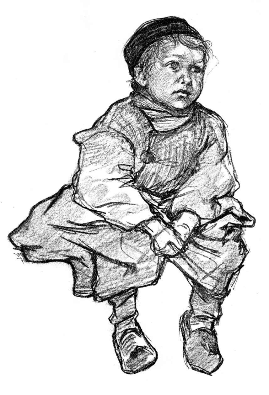 Sur le mur, Vollendam, 1898 - Nico Jungmann