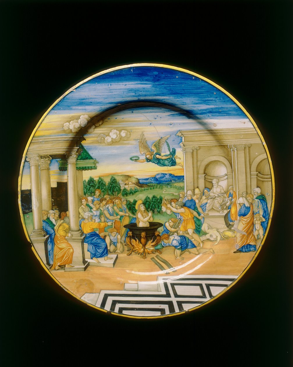 Martyr de Sainte Cécile, planche - Nicolò Pellipario
