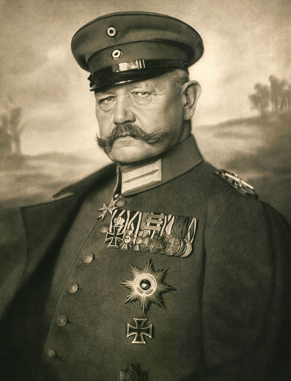 Portrait de Paul von Hindenburg - Nicola Perscheid