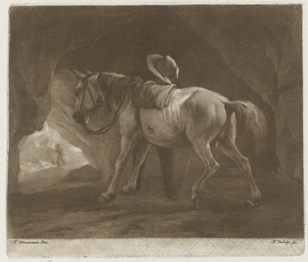 Cheval urinant - Nicolaas Verkolje