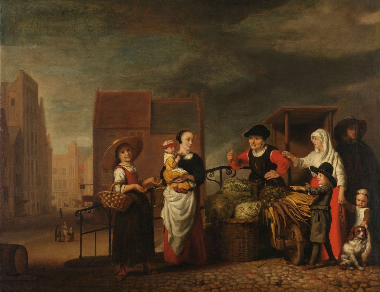 Marché aux légumes - Nicolaes Maes