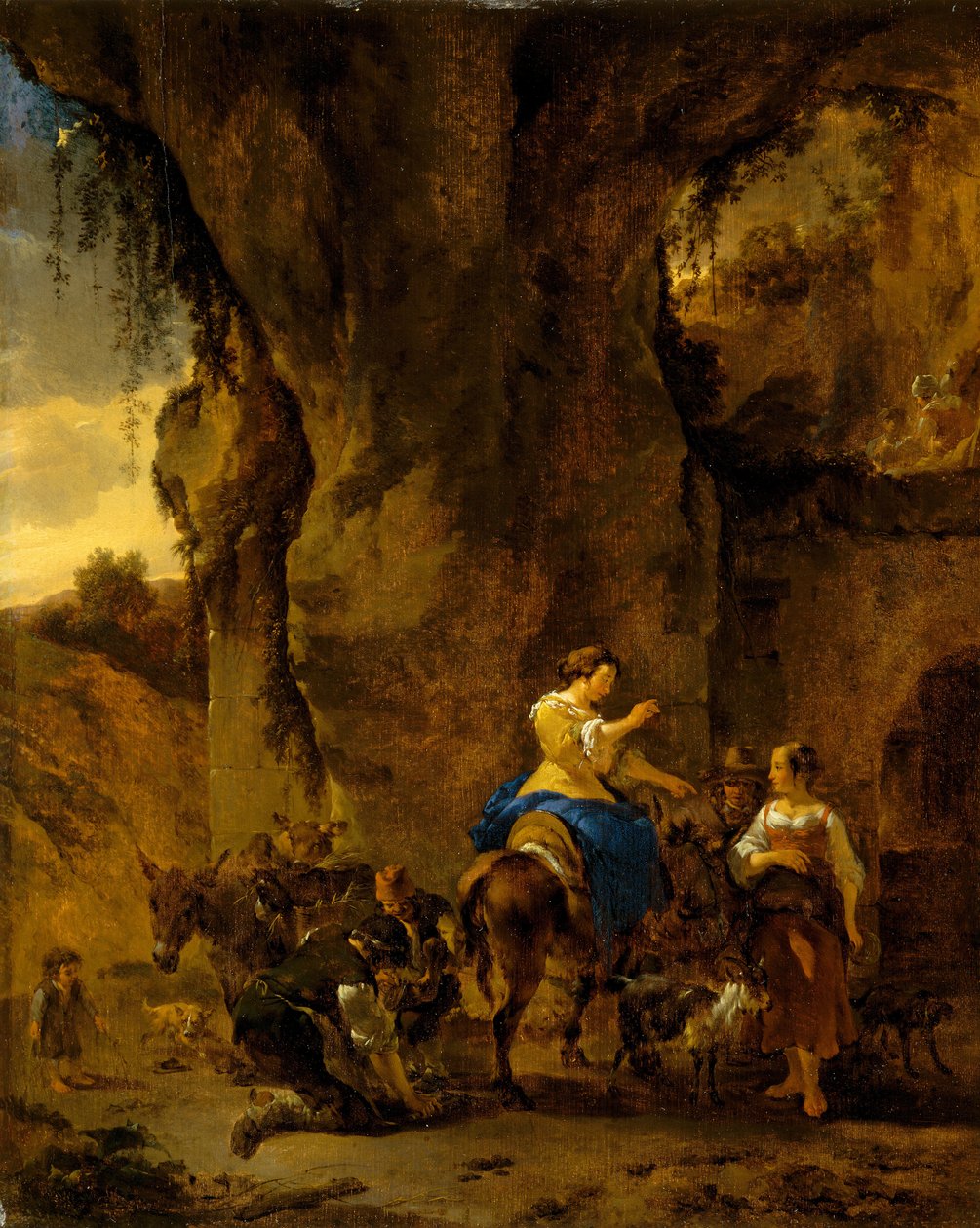 Le maréchal-ferrant de campagne, début des années 1660 - Nicolaes Pietersz. Berchem