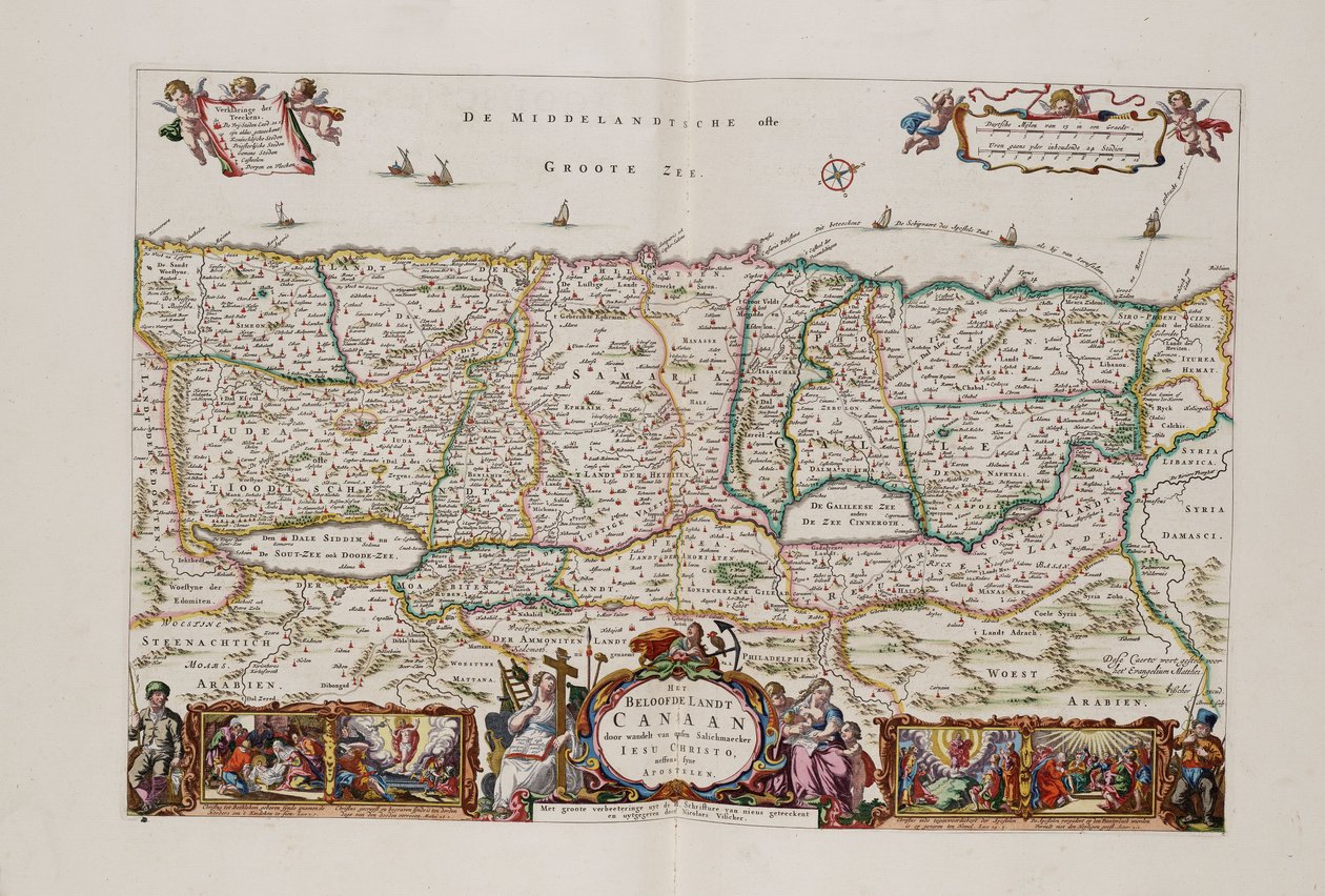 La Terre Promise Canaan - Nicolaes Visscher