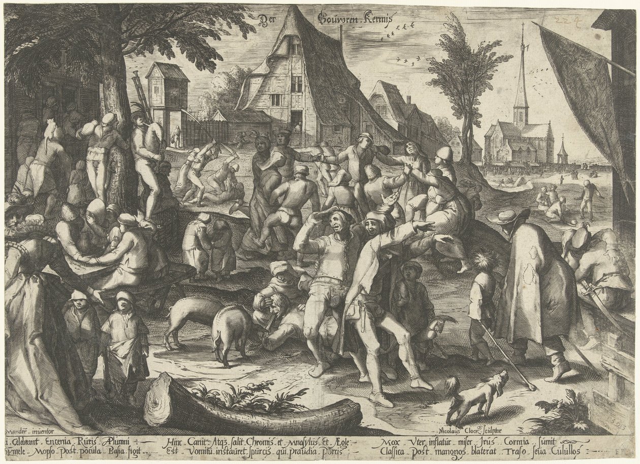 Kermesse des paysans - Nicolaes Jansz. Clock
