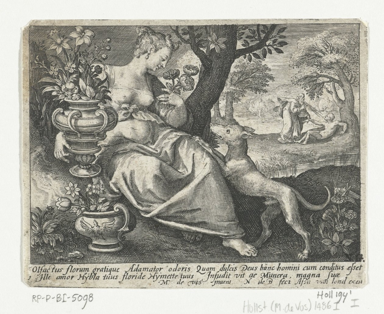 Odorat - Nicolaes de Bruyn