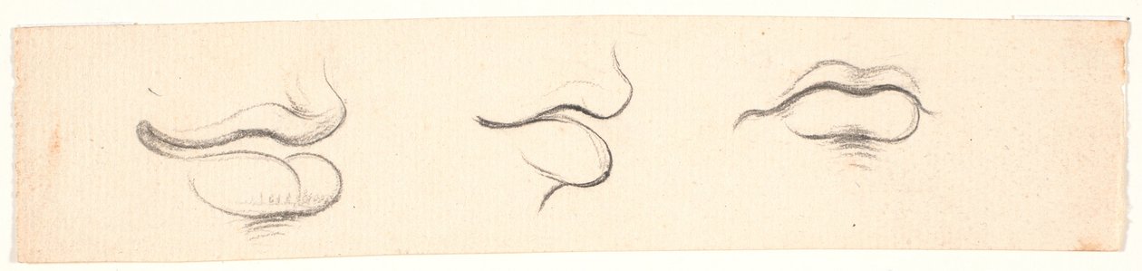 Trois études de bouches - Nicolai Abildgaard