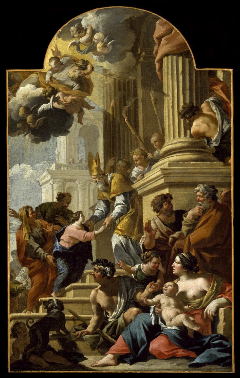 La présentation de la Vierge au Temple - Nicolas Chapron