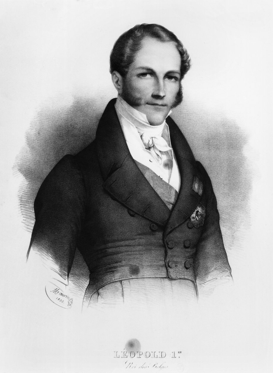 Portrait de Léopold Ier (1790-1865) de Saxe-Cobourg-Gotha, 1832 - Nicolas Eustache Maurin