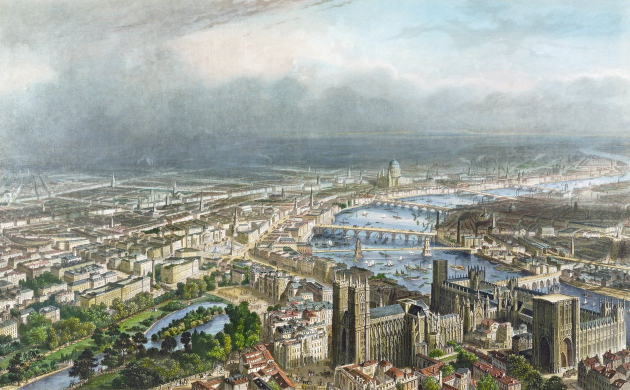 Aspect général de Londres, depuis l