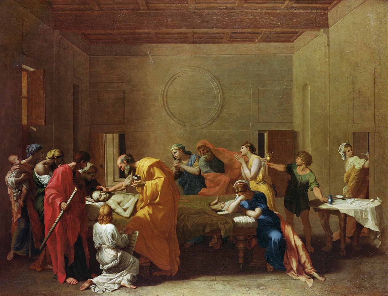 Extrême-Onction, c.1637-40 - Nicolas Poussin