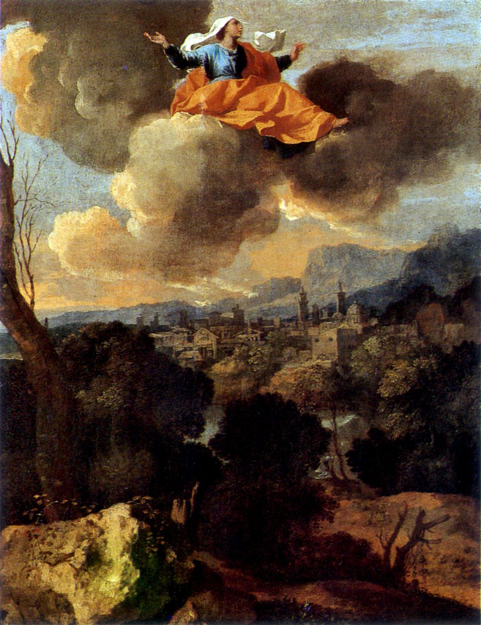 La Translation miraculeuse de sainte Rita de Cascia - Nicolas Poussin