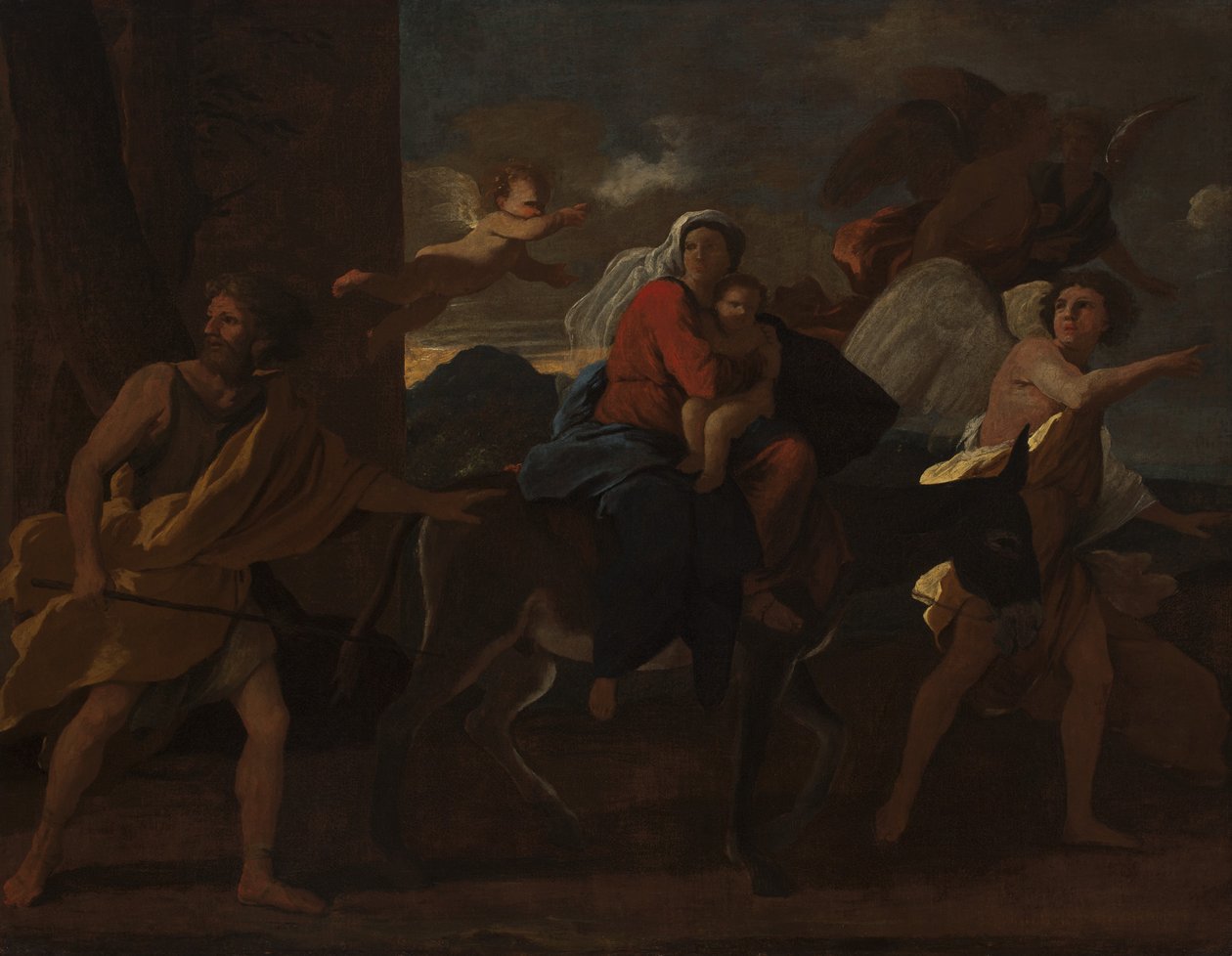 La Fuite en Égypte, 1627-28 - Nicolas Poussin