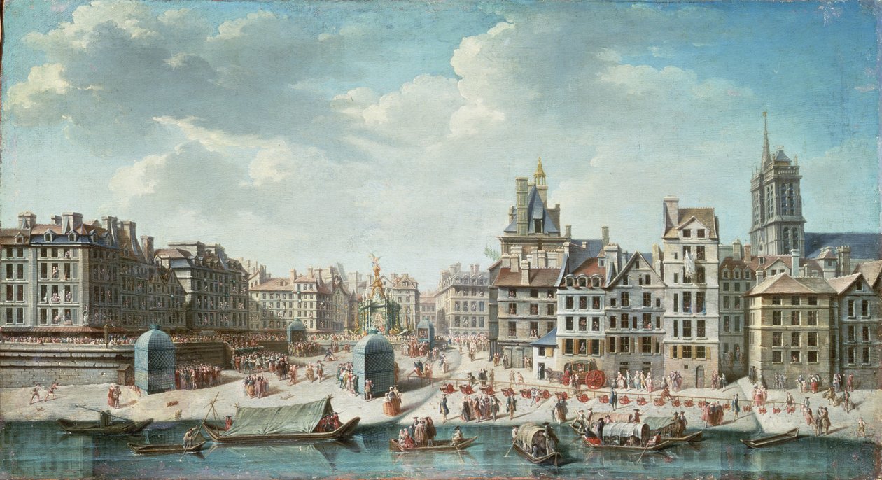 La Place de Grève, Paris - Nicolas Raguenet