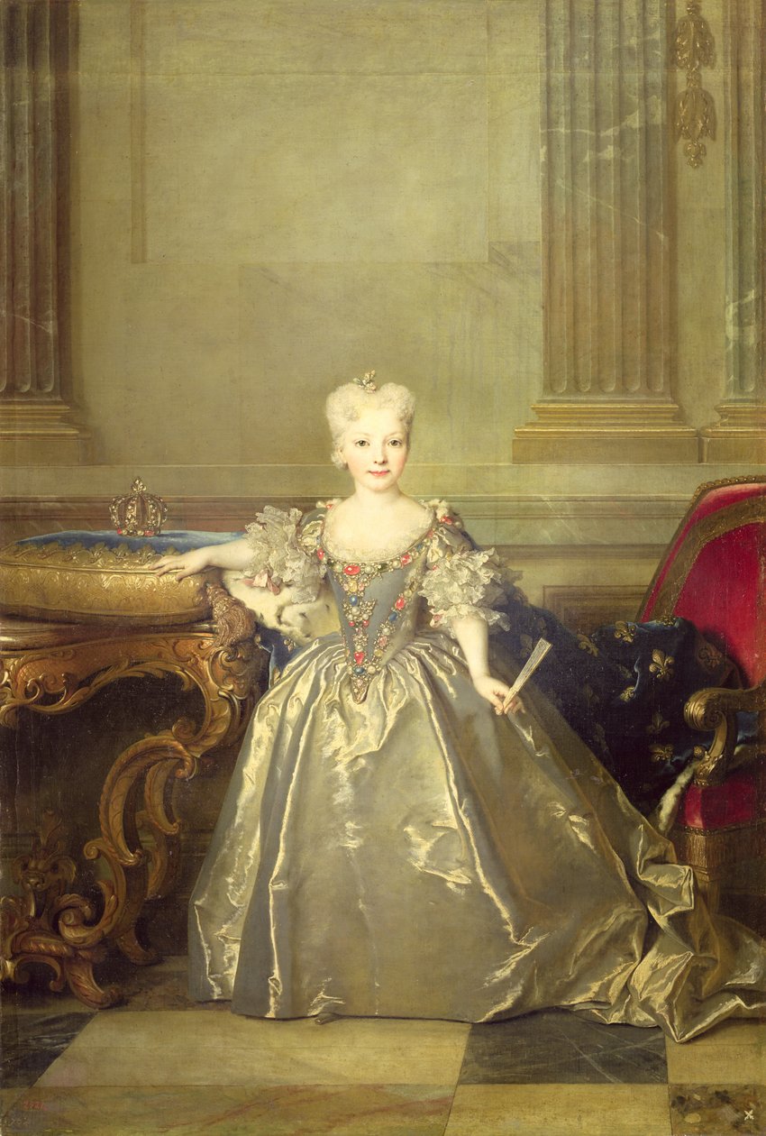 Infante Maria Ana Victoria de Borbón, 1724 - Nicolas de Largillière