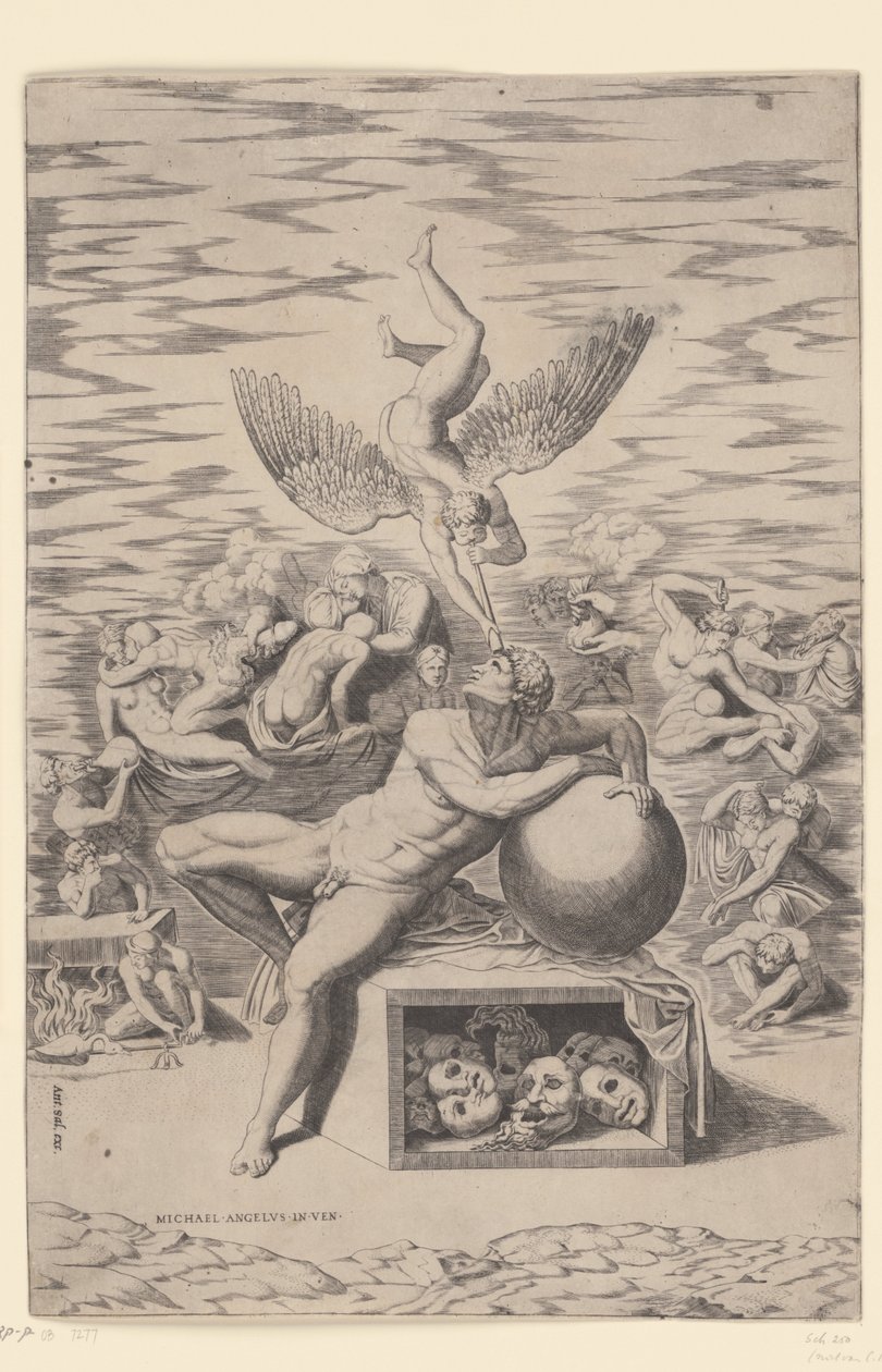 Le rêve - Nicolas Beatrizet (attributed to)