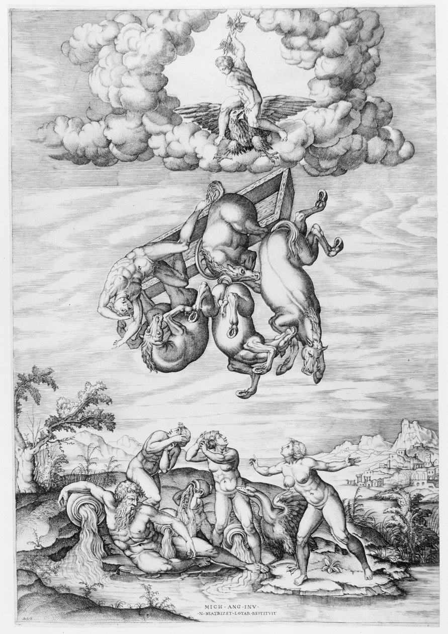La Chute de Phaéton - Nicolas Beatrizet