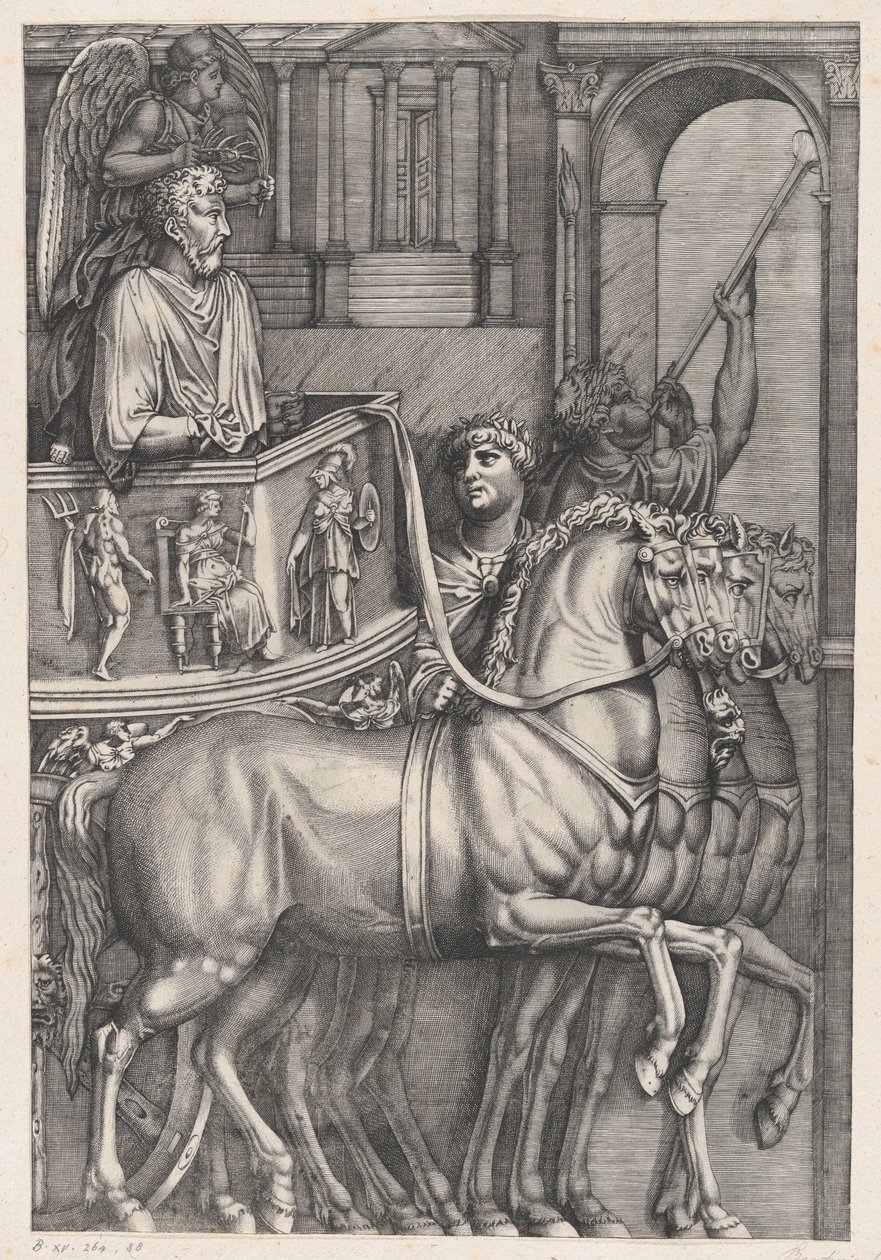 Le Triomphe de Marc Aurèle, 1550 - Nicolas Beatrizet