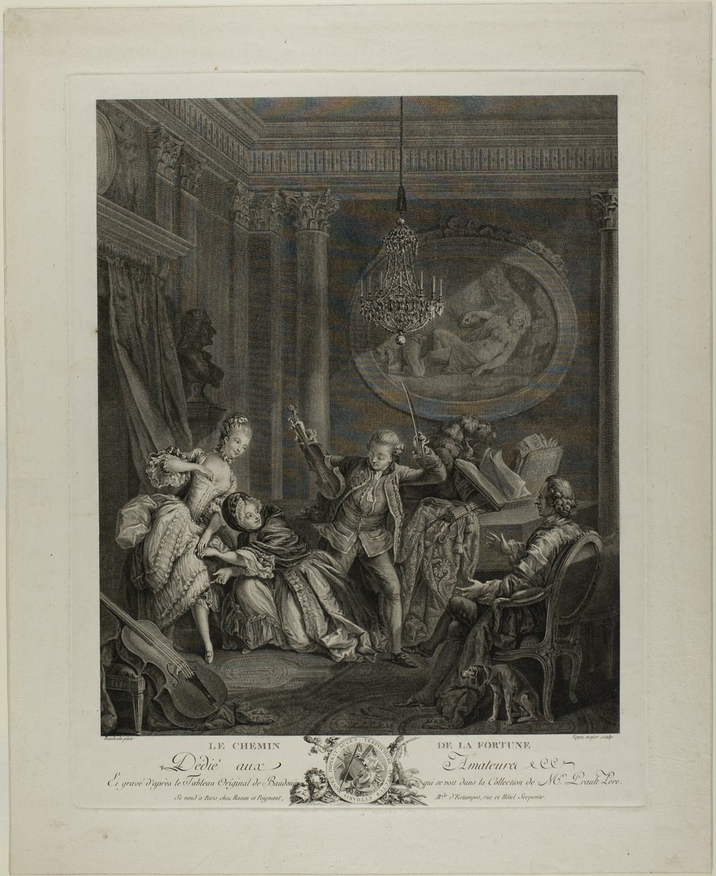 Le chemin de la fortune - Nicolas Joseph Voyez