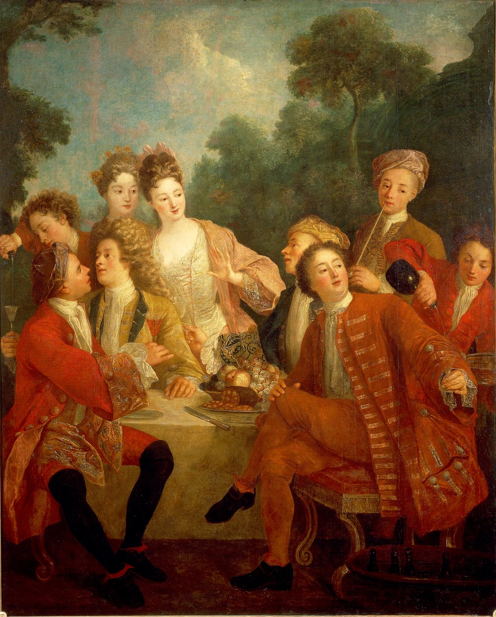Petit déjeuner au parc - Nicolas Lancret