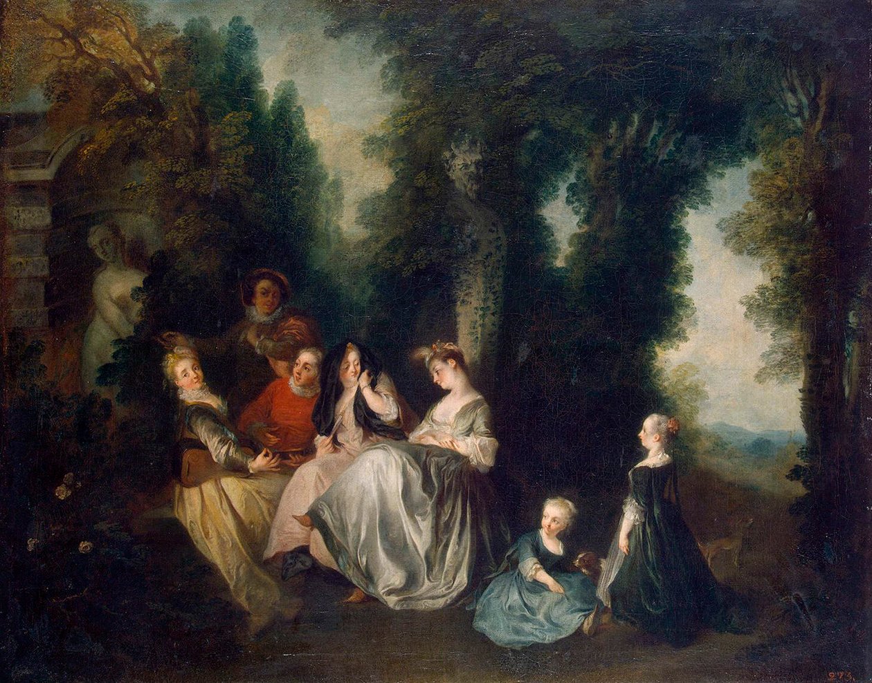Fête dans le jardin - Nicolas Lancret
