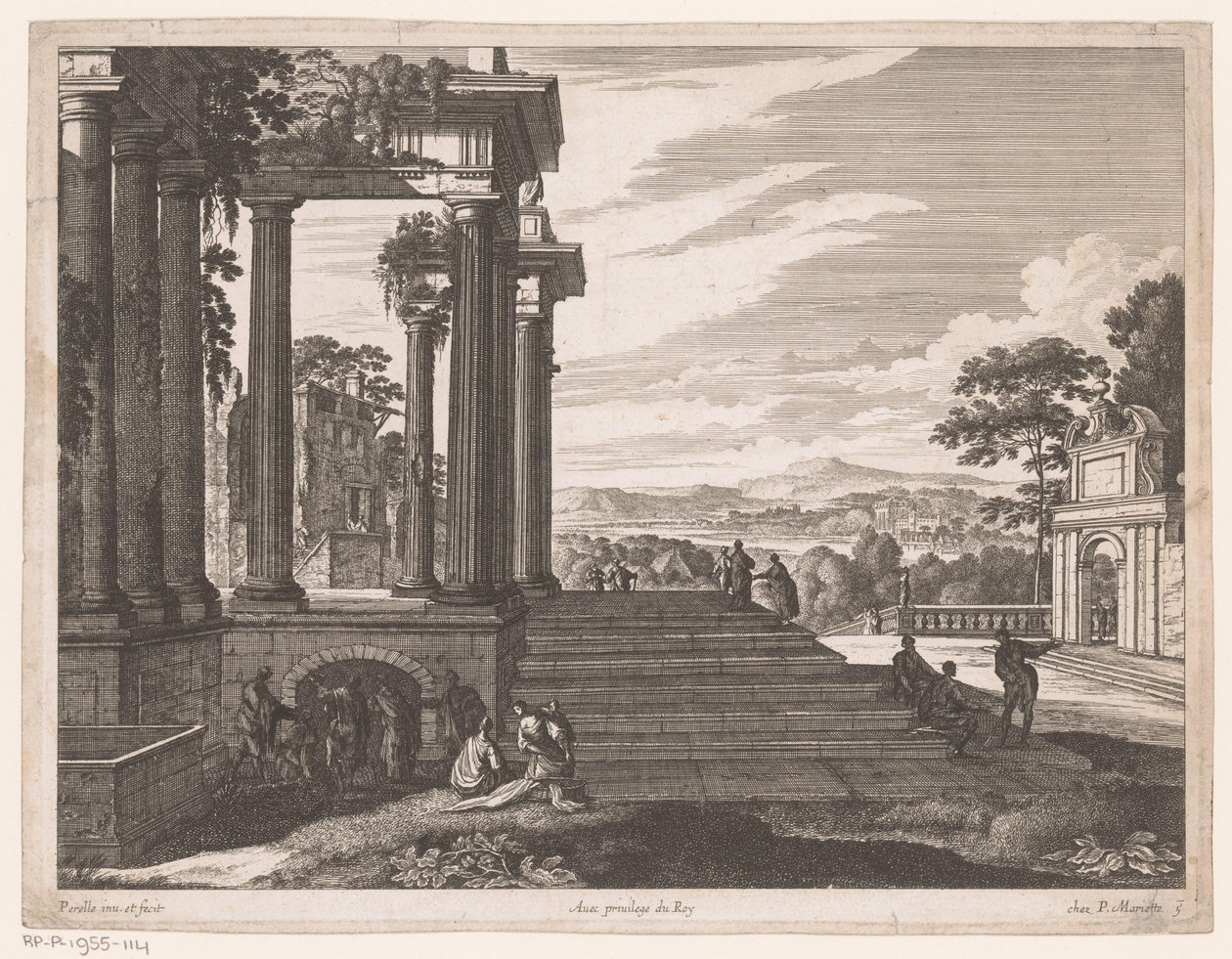 Ruine antique - Nicolas Perelle