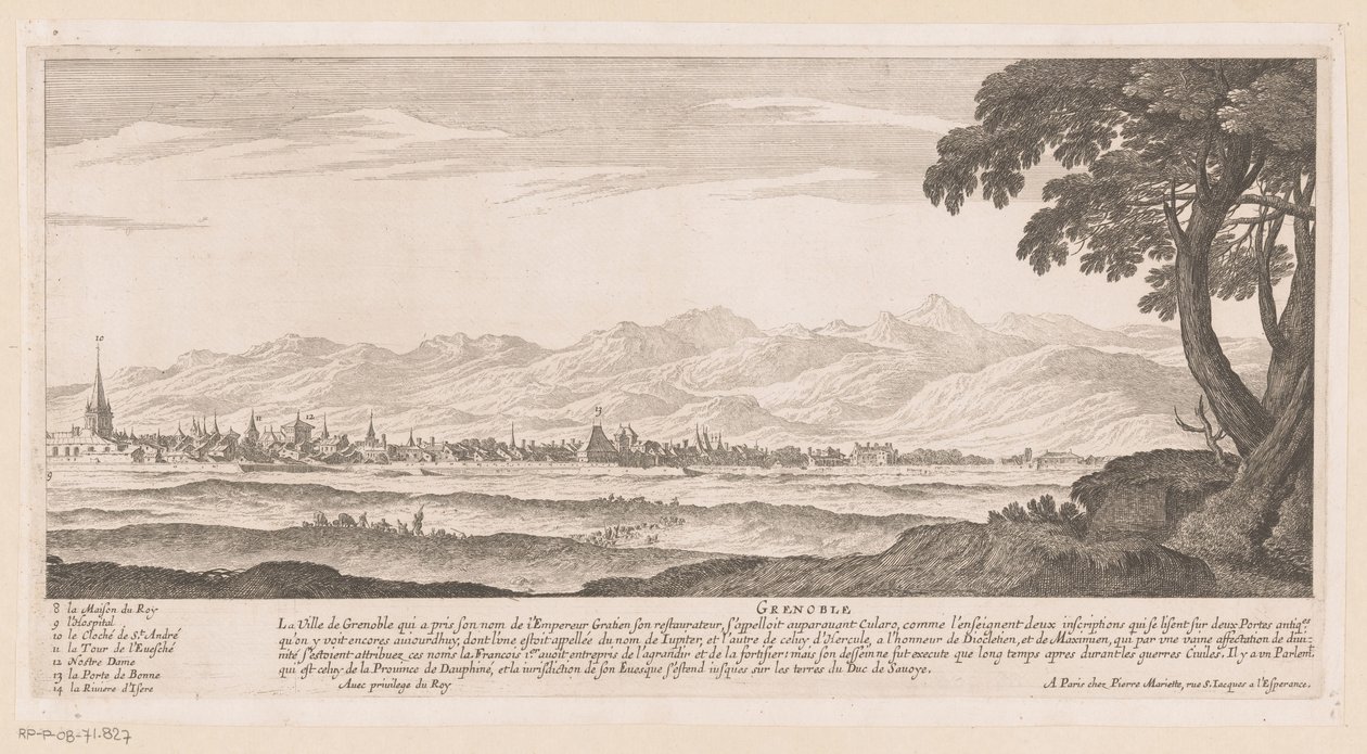 Vue de Grenoble - Nicolas Perelle