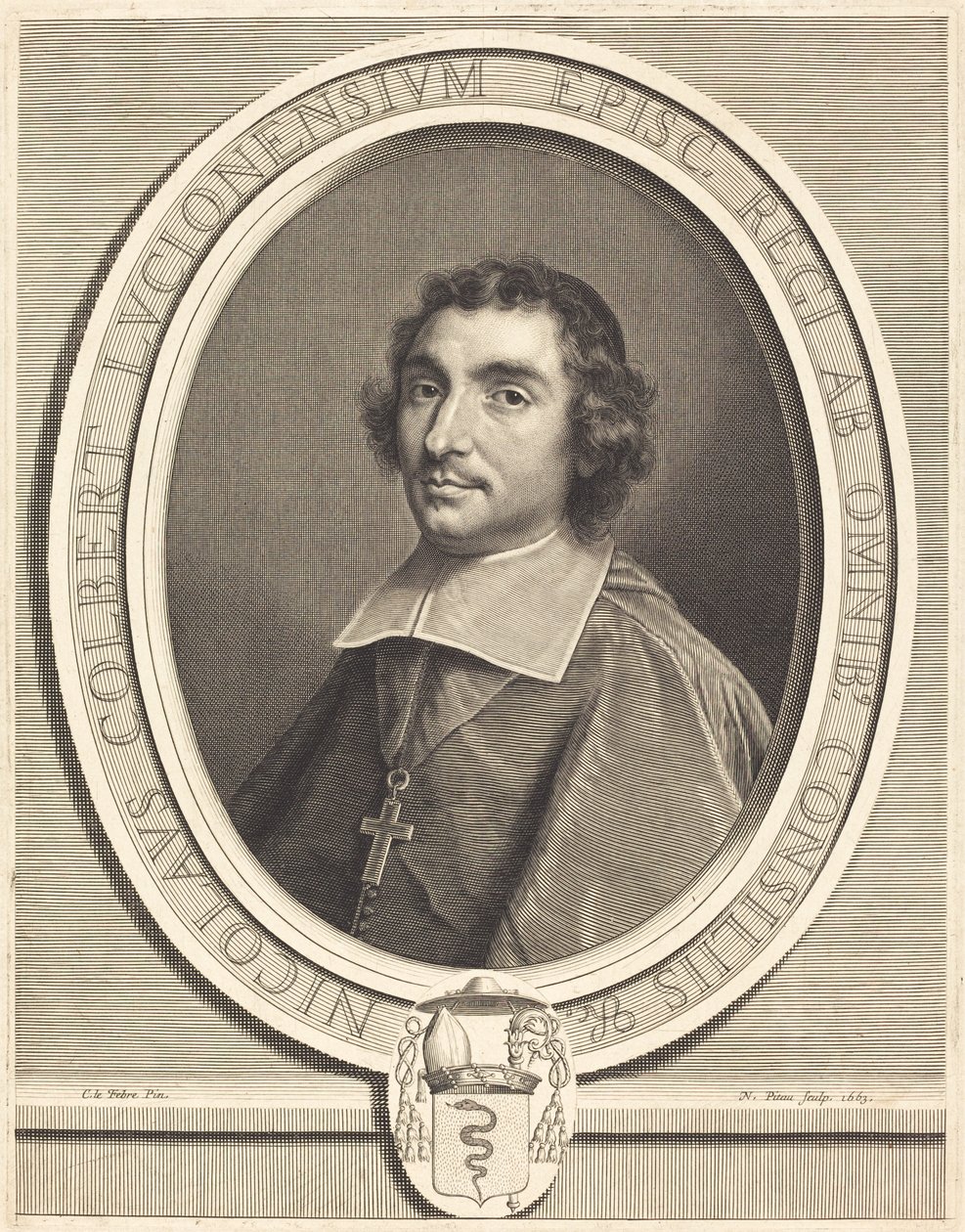Nicolas Colbert - Nicolas Pitau I after Claude Lefebvre