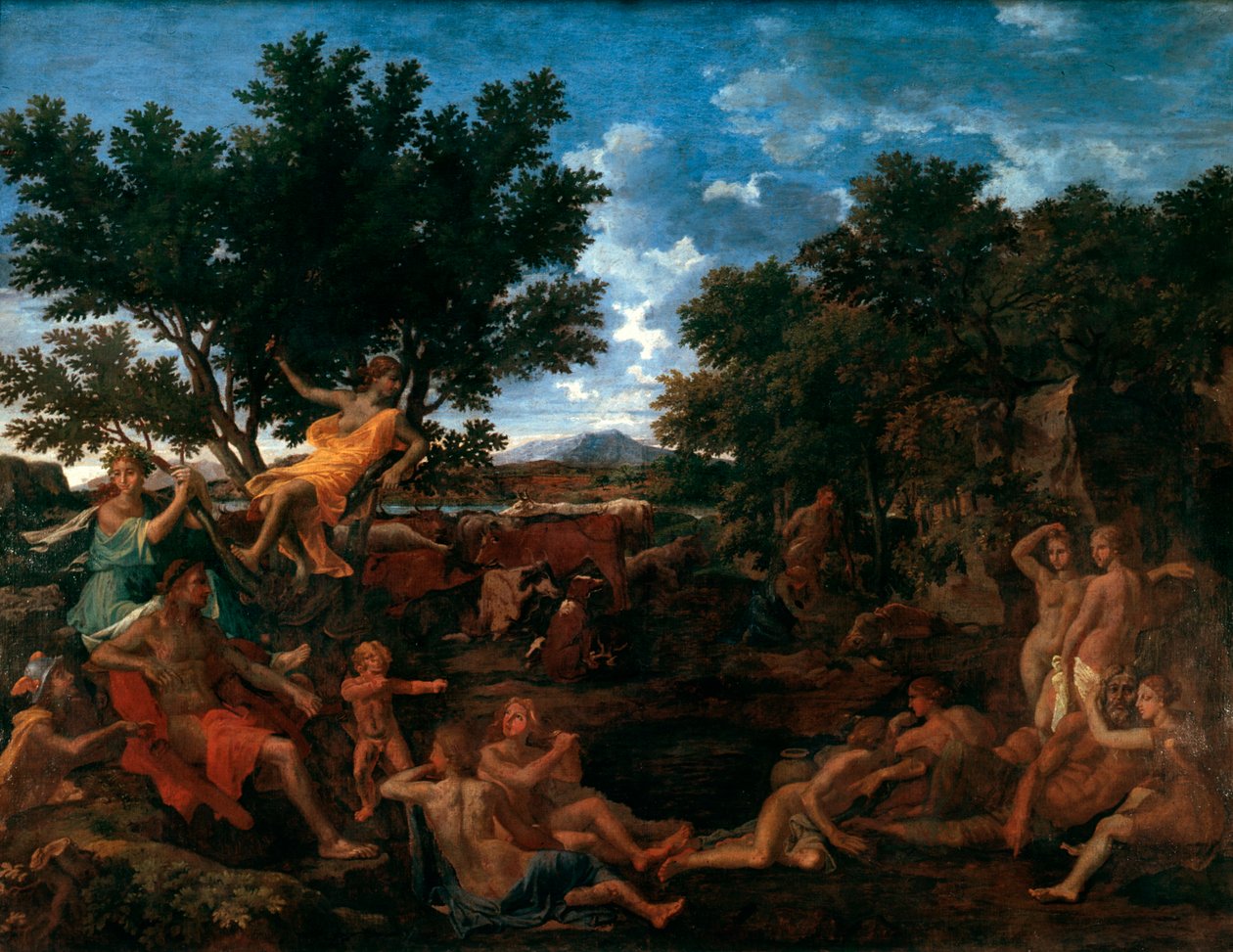 Apollon, amant de Daphné - Nicolas Poussin