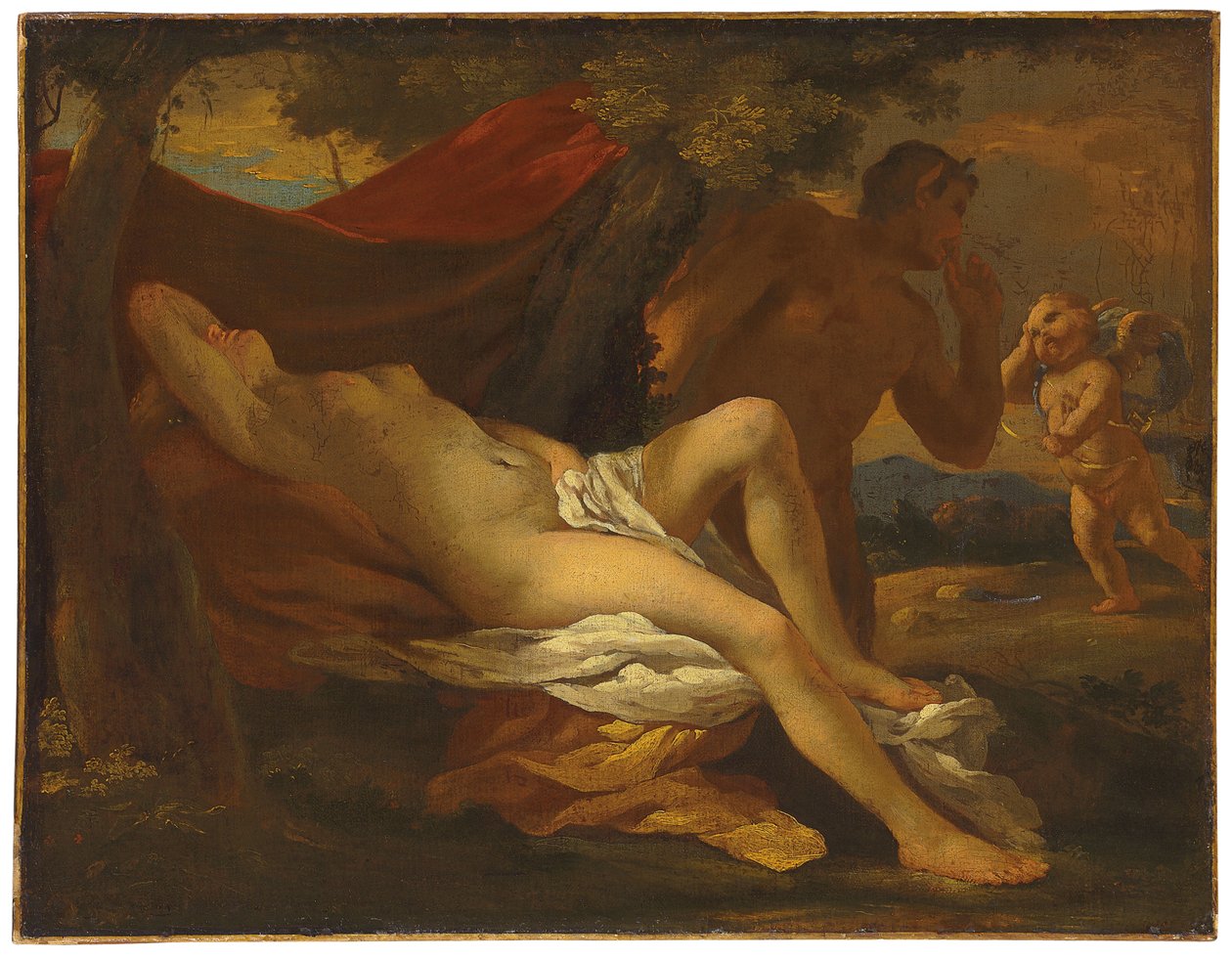 Jupiter et Antiope - Nicolas Poussin