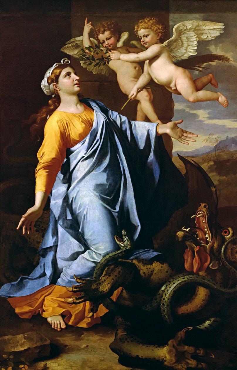 Sainte Marguerite, vers 1638 - Nicolas Poussin