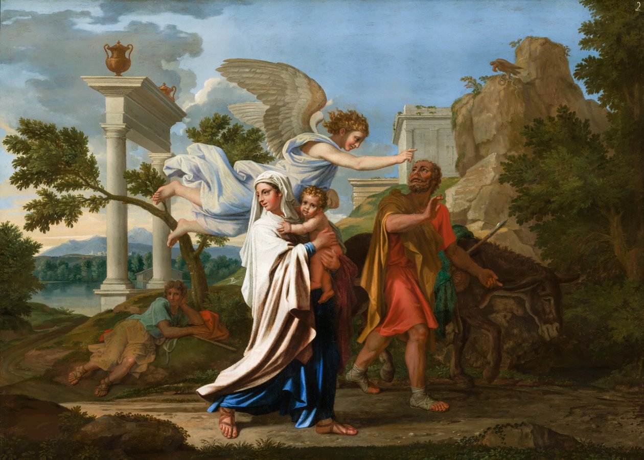 La fuite en Égypte, vers 1657 - Nicolas Poussin