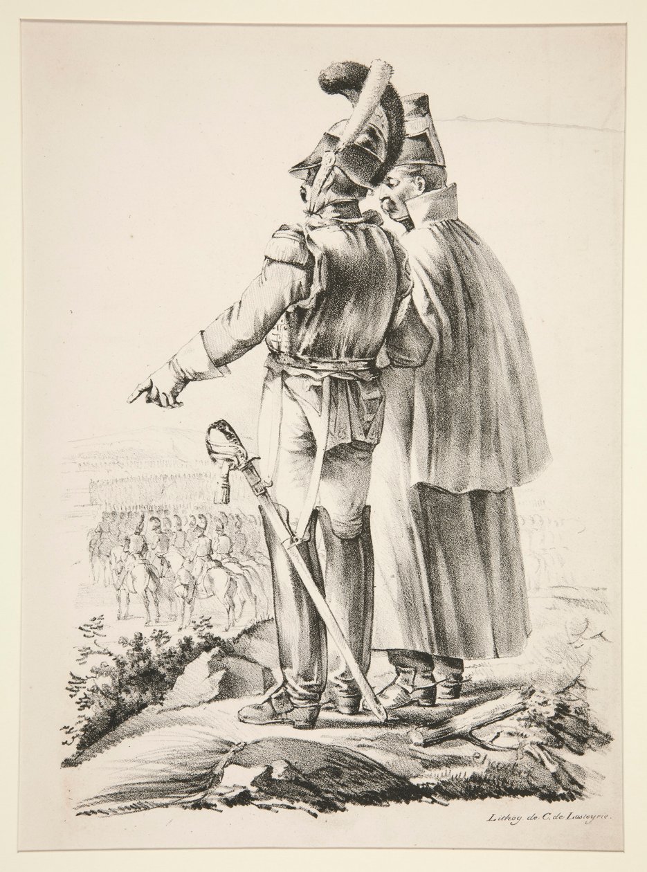 Deux Cuirassiers à pied - Nicolas Toussaint Charlet