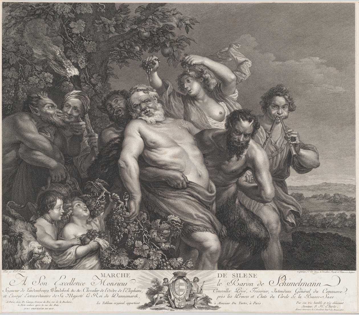Le Triomphe de Silène, 1775-78 - Nicolas de Launay