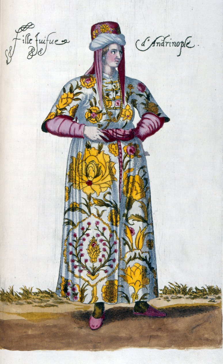 Femme juive turque (illustration) - Nicolas de Nicolay