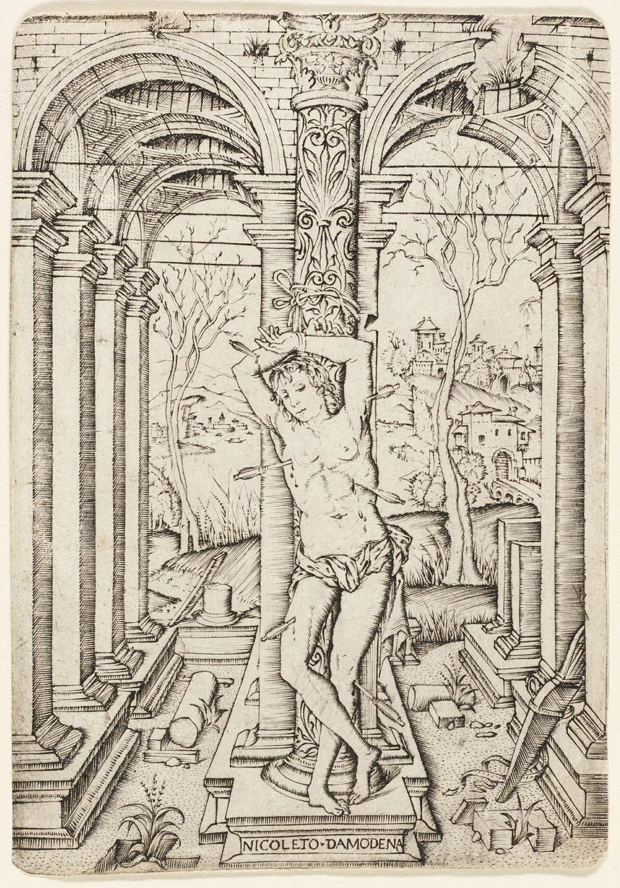 Saint Sébastien - Nicoletto da Modena