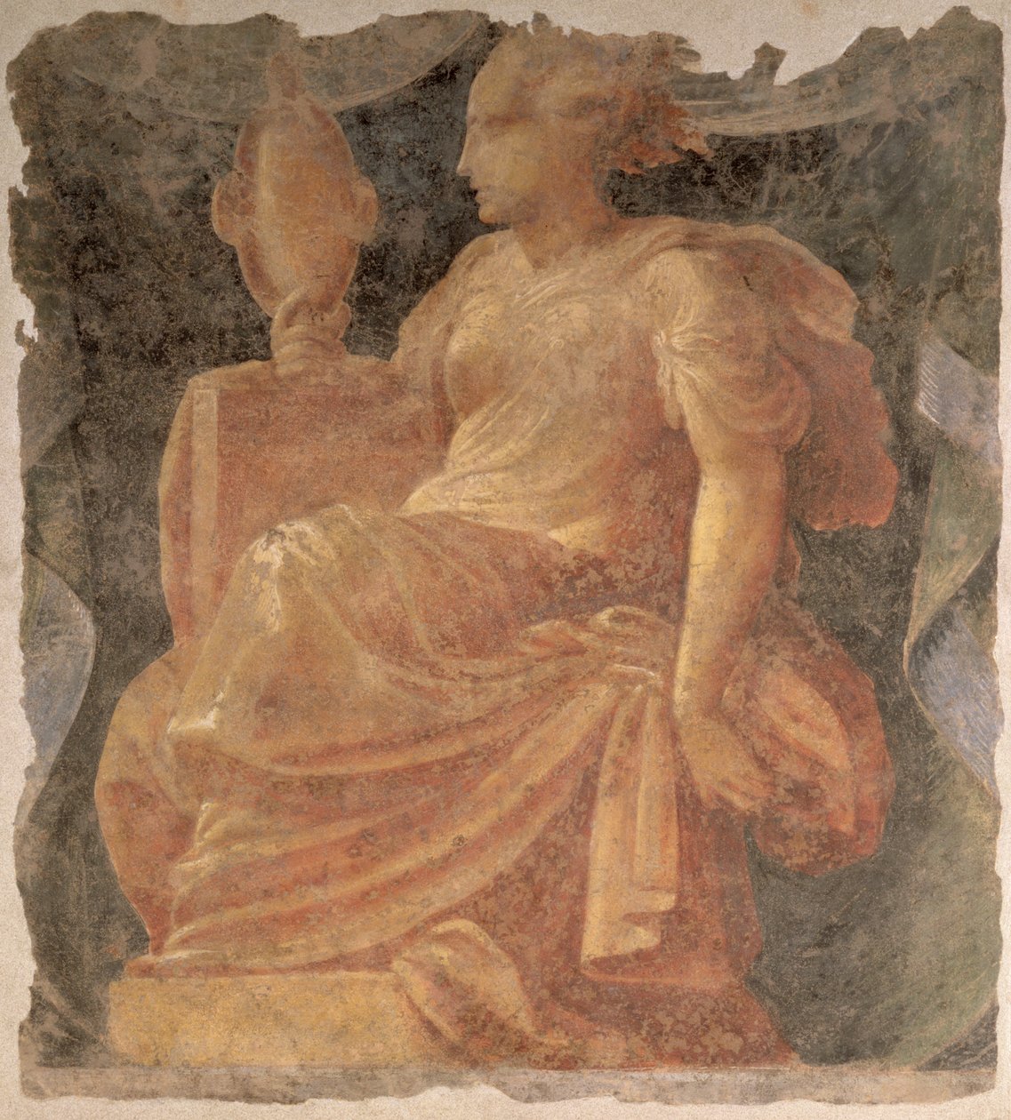 Prudence, une des quatre Vertus Cardinales - Nicolo dell and Fontana, Alberto Abate